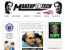 Tablet Screenshot of makeupfxtech.com